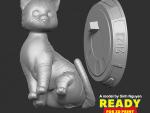 Cat 2023 3D Print Model