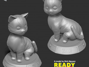 Cat 2023 3D Print Model