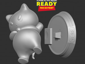 Puppycat Modèles 3D en vedette