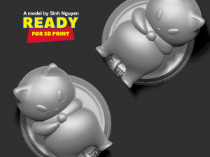 Puppycat Modèles 3D en vedette