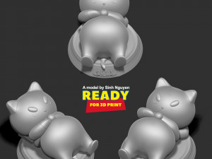 Puppycat Modèles 3D en vedette