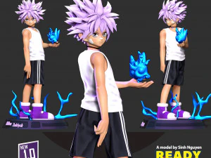 Killua Zoldyck 3D Print Model