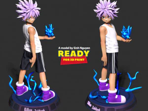 Killua Zoldyck 3D Print Model