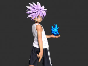 Killua Zoldyck 3D Print Model