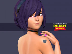 Hot girl 2 3D Print Model