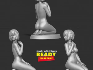 Hot girl 2 3D Print Model