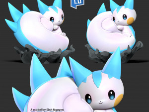 Pachirisu - Pokemon Fanart 3D Print Model