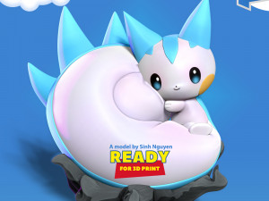 Pachirisu - Pokemon Fanart 3D Print Model