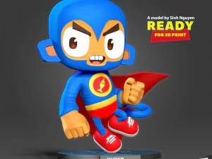 슈퍼몽키 3D 프린트 모델