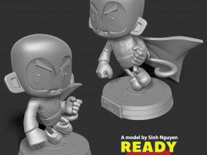 Super Monkey 3D-printmodel