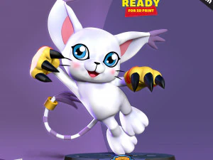 Tailmon - Digimon-avontuur 3D printmodel