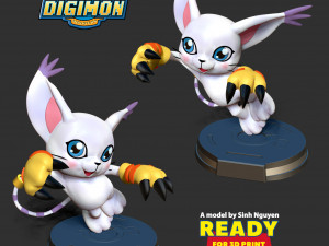 Tailmon - Digimon Adventure Modello di stampa 3D