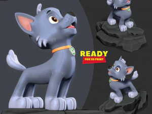 Рокки - Холм воющего пса 3D Принт Модель