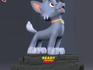Rocky - Howling Dog Hill 3D Print Model