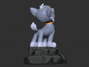 Rocky - Howling Dog Hill 3D Print Model