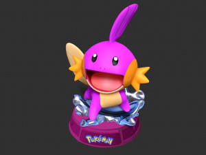Shiny Mudkip - Pokemon Fanart 3D 打印模型