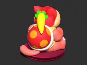 Cat Pom Pom 3D Print Model