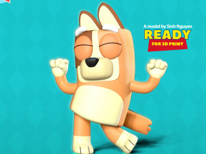 Dog Bingo - Bluey Custom Modèles 3D en vedette