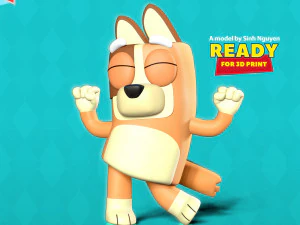 Dog Bingo - Bluey Custom 3D Print Model