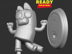 Dog Bingo - Bluey Custom 3D Print Model