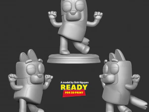Dog Bingo - Bluey Custom 3D Print Model