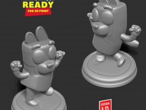 Dog Bingo - Bluey Custom Modèles 3D en vedette