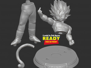 Little Prince Vegeta 3D Print Model
