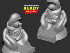 Cuddling Baby Luigi 3D Print Model