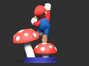 The Super Mario Bros 3D 打印模型