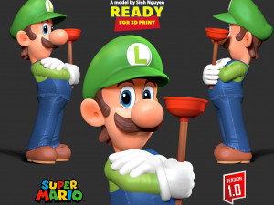 Luigi - The Super Mario Bros Model do druku 3D