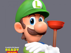 Luigi - The Super Mario Bros Model do druku 3D