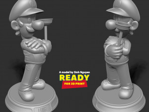 Luigi - The Super Mario Bros Model do druku 3D
