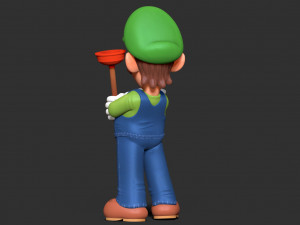 Luigi - The Super Mario Bros Model do druku 3D