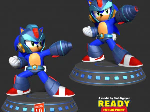 MegaSonic Modello di stampa 3D