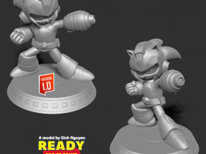 MegaSonic Modello di stampa 3D