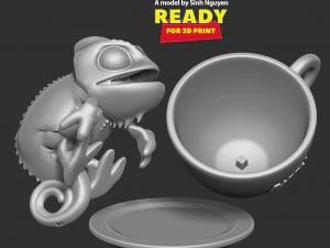 Pascal in cup 3D Print Model