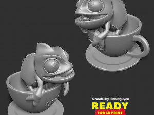 Pascal in cup 3D Print Model