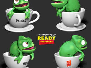 Pascal in cup 3D Print Model