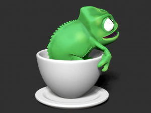 Pascal in cup 3D Print Model