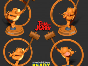 Jerry Mouse 3Dプリントモデル