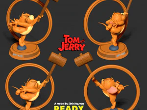 Jerry Mouse 3D Print Model
