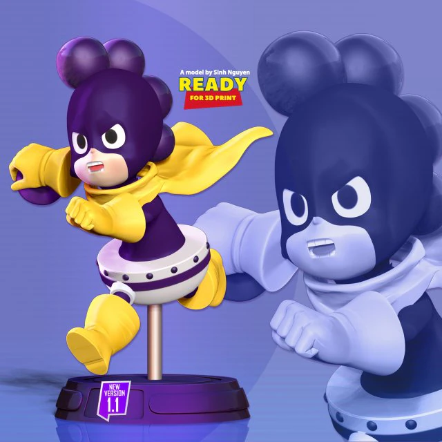 Minoru Mineta 3D Print Model .c4d .max .obj .3ds .fbx .stl .blend 