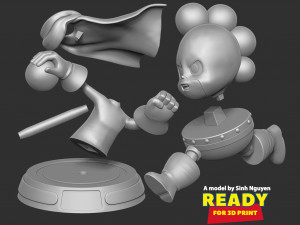 Minoru Mineta Model Cetak 3D