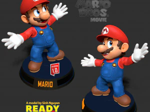 The Super Mario Bros Movie Fanart 3D Print Model