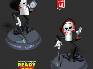 Grim Reaper - Cartoon Network 3D Print Model