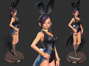 Jade Bunny 3D-Druckmodell