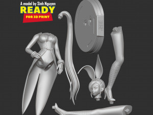 Jade Bunny 3D-Druckmodell