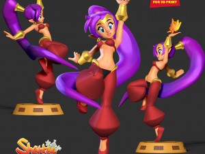 Shantae 3D प्रिंट मॉडल