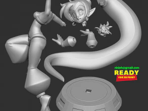 Shantae 3D Print Model