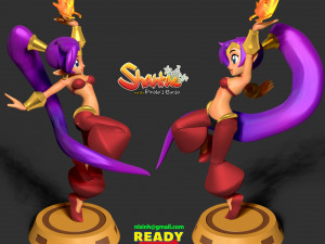 Shantae 3D प्रिंट मॉडल